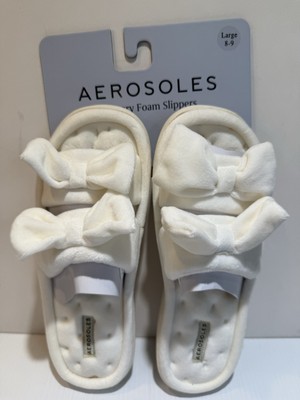 Aerosoles Memory Foam Soft Ribbon Slippers Sandals Size Large 8”-9 - Main Image