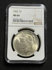 1922 PEACE SILVER DOLLAR MS64 NGC - Flash Sale!