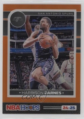 2024-25 Panini NBA Hoops Premium Orange Prizm 25/199 Harrison Barnes #48 1co7