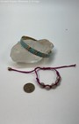 J. Crew Gold Tone Ship Wheels Blue Enamel Bangle & Rhinestones Bracelets 29.6g — photo 2