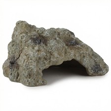 Reptile Hide Rock Cave, Durable Resin Leopard Gecko  Bearded Dragon Hideout ...