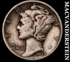 1939 Silver Mercury Dime - Scarce  Better Date  No Reserve  #K1729