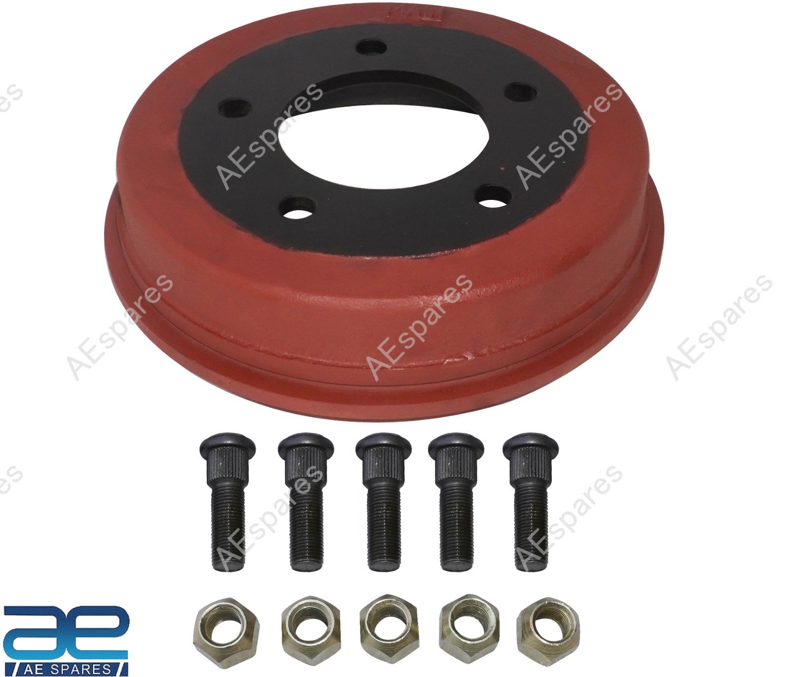 Brake Drum 9 & Lug Nuts For Willys MB GPW CJ2A CJ3A CJ3B CJ5 1941-71