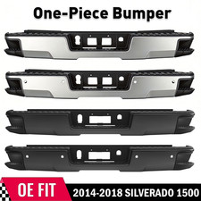 Vrc Rear Bumper For 2014-2018 Chevy Silveradogmc Sierra 1500 W Or Wo Sensor Vrc Rear Bumper For 2014-2018 Chevy Silveradogmc Sierra 1500 W Or Wo Sensor