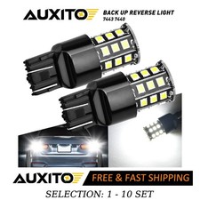 2-20 White 7443 7444 Led Blinker Reverse Tail Back Up Light Bulb Drl 2835smd 12v