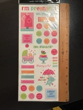 Me and My Big Ideas Stickers-"I'm Pregnant"- Brand New-