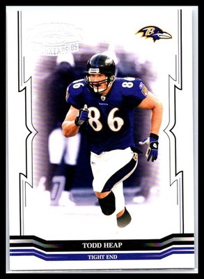 2005 Donruss Throwback Threads #12 Todd Heap Bronze Holofoil #/250
