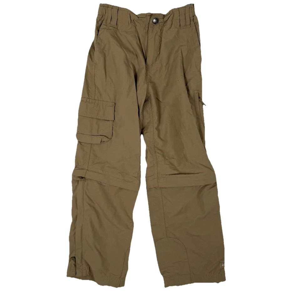 REI Sahara Boy's Convertible Hiking Pants Size XS 6-7 Tan Gorpcore Outdoor - Image 2 of 4