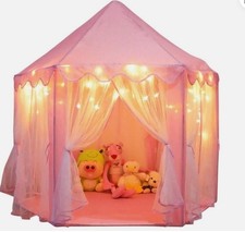 Large Kids Play Tent with Star Lights Magical Princess Castle NEW Sealed