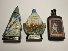 Vintage Jim Beam Whiskey Bottles Mount Rushmo...
