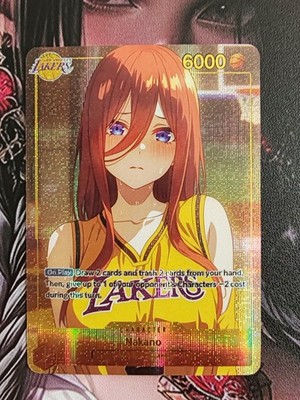 Card Goddess NBA Quintessential Quintuplets Ichika Nino Miku Yotsuba Itsuki