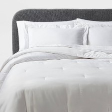 3pc Luxe Embroidered Border Comforter and Sham Set - Threshold