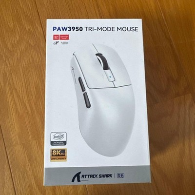 Attack Shark PAW3950 R6 Gaming Maus Kabellos Weiß Getestet