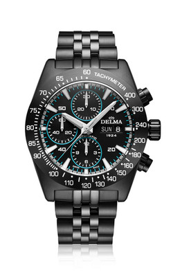 Delma 44701.732.6.033 Montego Black Edition DLC Automatic Chronograph