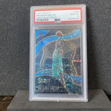 2023 PANINI SELECT BLUE DISCO BRANDON MILLER ROOKIE #64/99 PSA 10