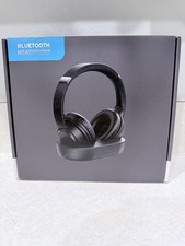 Headphones w/ TV Transmitter Charging Dock Wireless Set