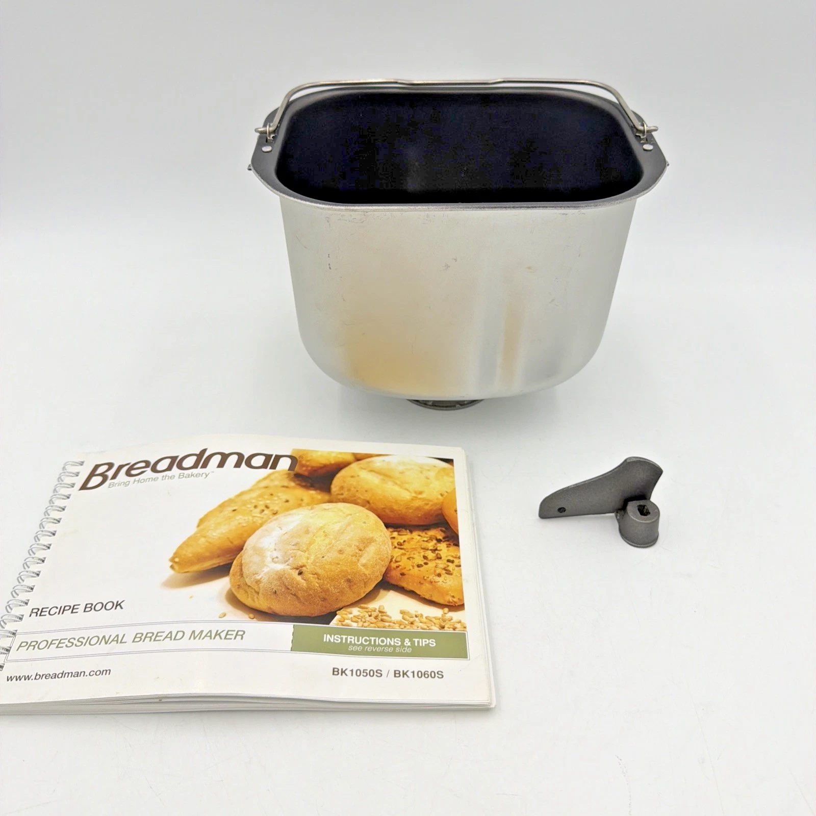 Breadman Bread Machine BK1050S /1060S Replacement Loaf pan W/ Paddle + Manual
Opens in a new window