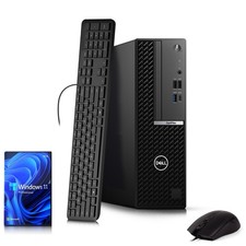 Dell OptiPlex 5080 SFF Desktop PC, Intel i7-10th 16GB Ram 512GB SSD Wi-Fi Win 11