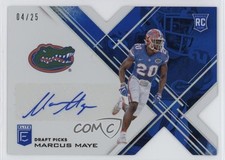 2017 Panini Elite Draft Picks Status Blue Die-Cut 4/25 Marcus Maye #227 Auto v8v