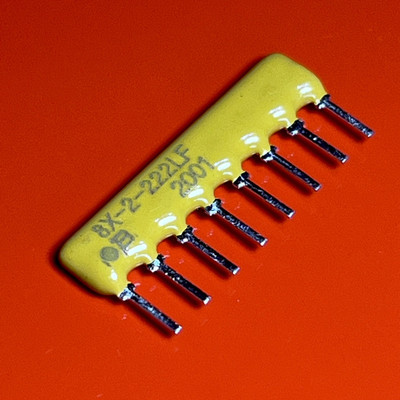 [10x] 4608X Bourns Thick Film Resistor Array 2.2k  125mW 2% TK100 SIP-8