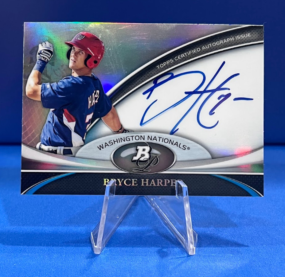 2011 BOWMAN PLATINUM #BPA-BH BRYCE HARPER PROSPECT AUTO NATIONALS