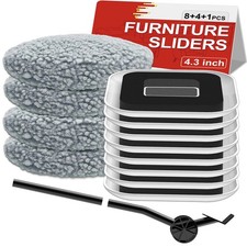 New Upgrade Furniture Sliders, Multi-Surface 3-in-1 Furniture Movers Sliders,...