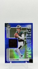 2025 Donruss Optic Rookie Phenom Patch Jersey Blue Hyper Kyle McCord RPBH-KMD