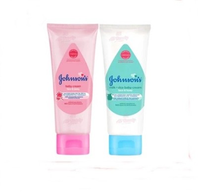 2 Pack Johnson's Baby Milk Cream Daily Moisture Care 50g Each + Tracking