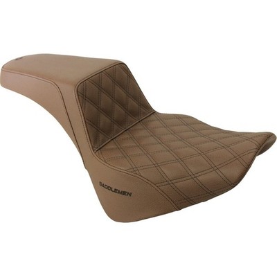 Saddlemen Brown Front Lattice Stitch Step Up Seat - 818-33-172BR
