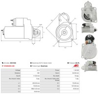 As-Pl Anlasser Starter 1.4 Kw FüR Jeep Compass MX