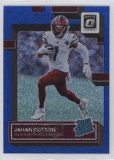 2022 Panini Donruss Optic Rated Rookie Blue Glitter Prizm Jahan Dotson #210 13ab