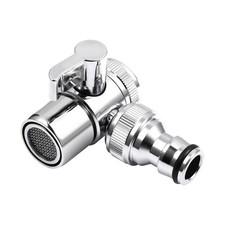 Faucet Splitter Adapter for Washing Machine and Dishwasher Leak-Proof Dual Ho...