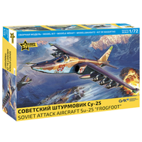 "Soviet Attack Aircraft SU-25 \"Frogfoot\" Kit 1:72 Zvezda Kit Aerei -D- Neues Mode"