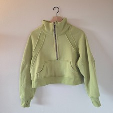 Lululemon Scuba Oversized Half-Zip Funnel Cropped