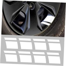 8 PCS Wheel Rim Decal Stripe Car Decal Reflective Car Decal,Size 2.36 x White