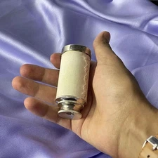 Vintage Brass Pocket Telescope – Compact Handheld Monocular with Leather Grip