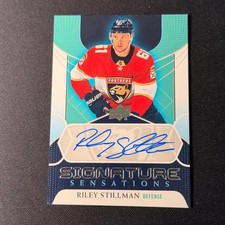 2020-21 Upper Deck #SS-ST Riley Stillman Signature Sensations Auto