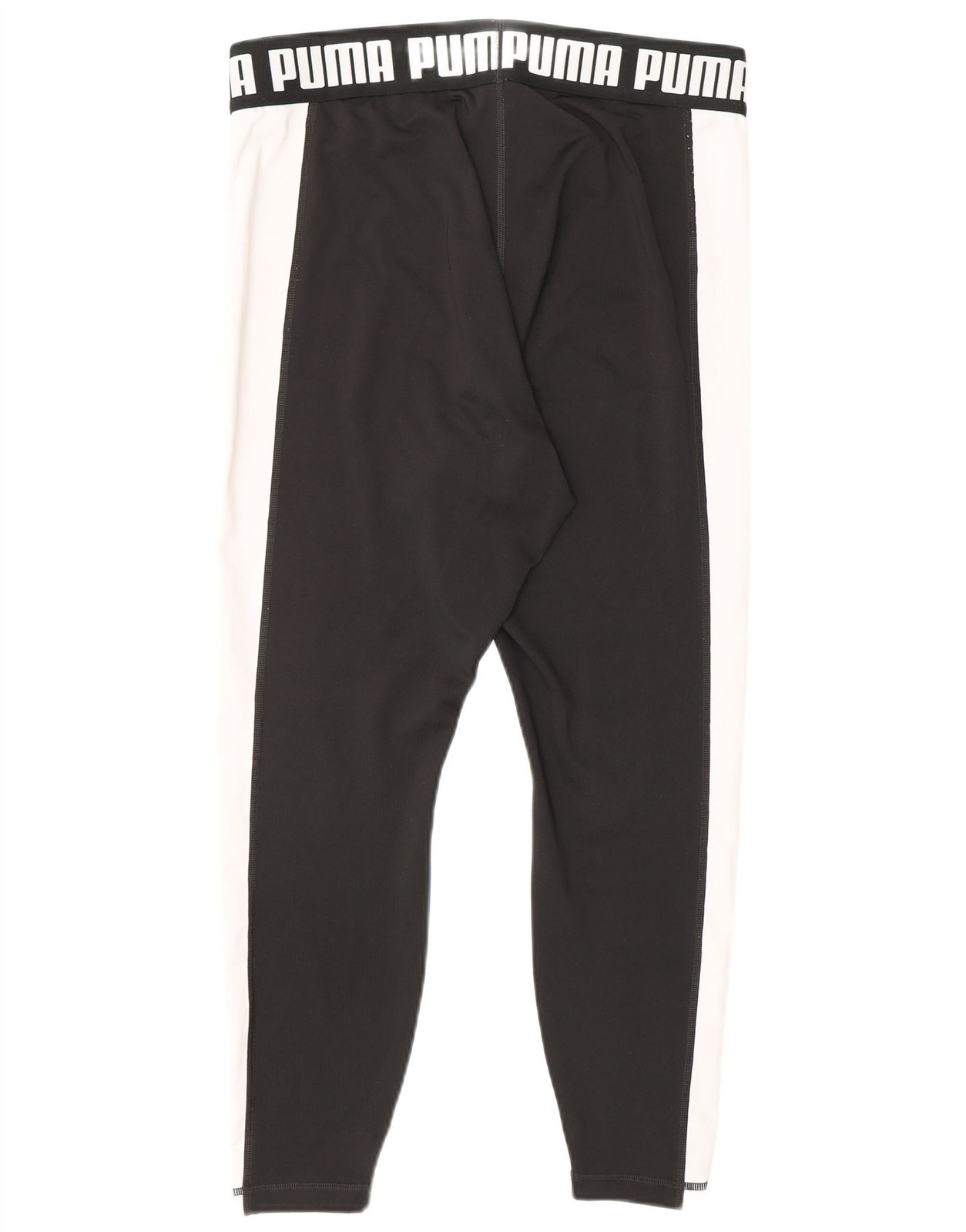 Puma Womens Graphic Leggings UK 16 Large Black Polyester Sports DG36 image 2