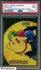 2000 Topps Pokemon TV Animation Clear Cards #PC1 Pikachu PSA 9 MINT