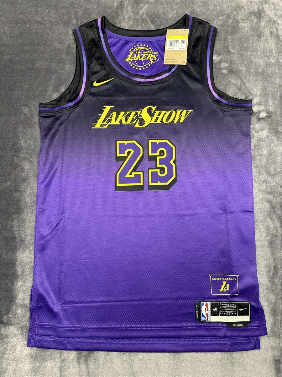 Nike LeBron James Los Angeles Lakers Swingman Jersey - City