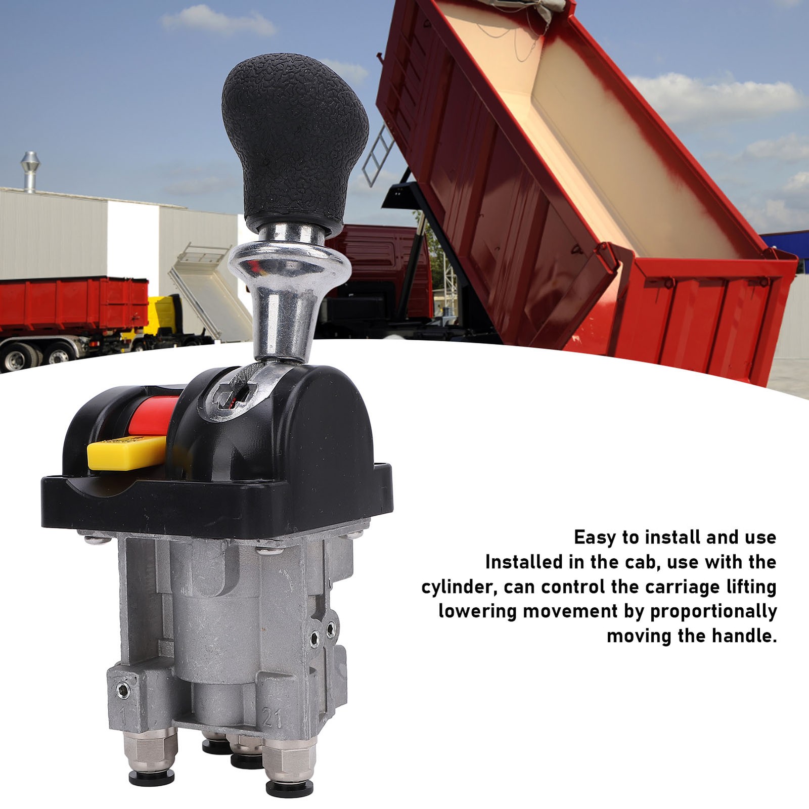 Dump Truck Proportional Control Valves With PTO Switch 4 Holes 4 Working
