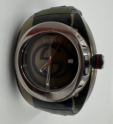 Gucci Sync Green Red Khaki Watch 137.1 Men s Women s Unisex Watch YA137106 USA