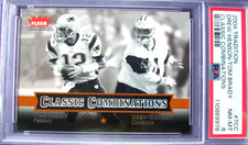 2004 FLEER TRADITION TOM BRADY CLASSIC COMBINATIONS /250 PSA NM-MT 8