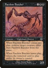 MTG Faceless Butcher TOR English NM