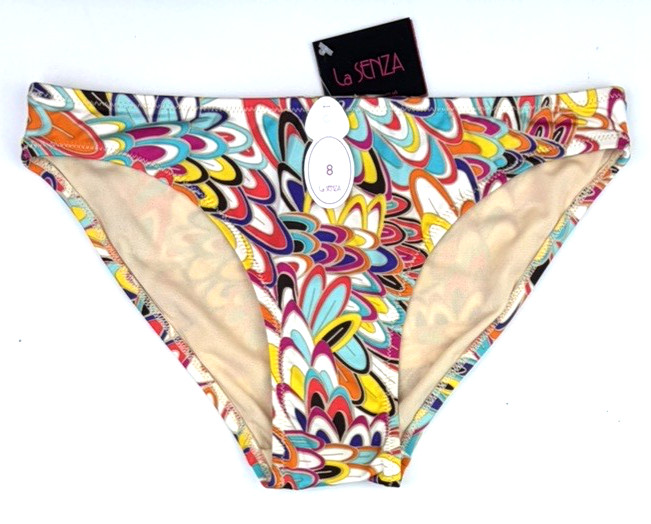 La Senza Bikini Bottoms UK 8 Multicoloured  BNWT