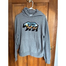Old Navy Gray Sweatshirt Size M - 80 Cotton 20 Polyester