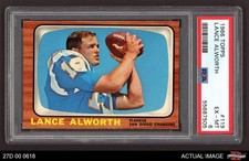1966 Topps #119 Lance Alworth Chargers HOF PSA 6 - EX/MT