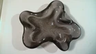 Vintage Blenko Art Glass Amoeba Freeform Ashtray Candy Trinket Dish Bowl MCM