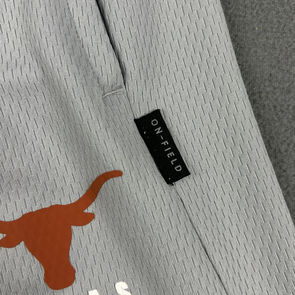 Texas Longhorns Shorts Mens 2XL Gray Orange NCAA Football Training Nike Dri-FIT - Image 4 of 4