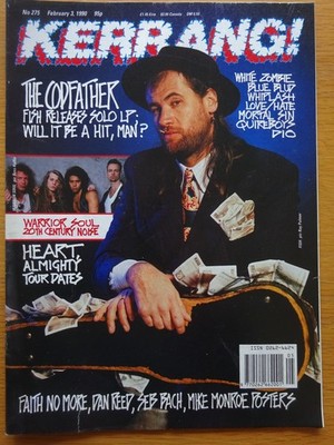 Kerrang 275 Fish (Posters Faith No More Dan Reed Michael Monroe Sebastian Bach)